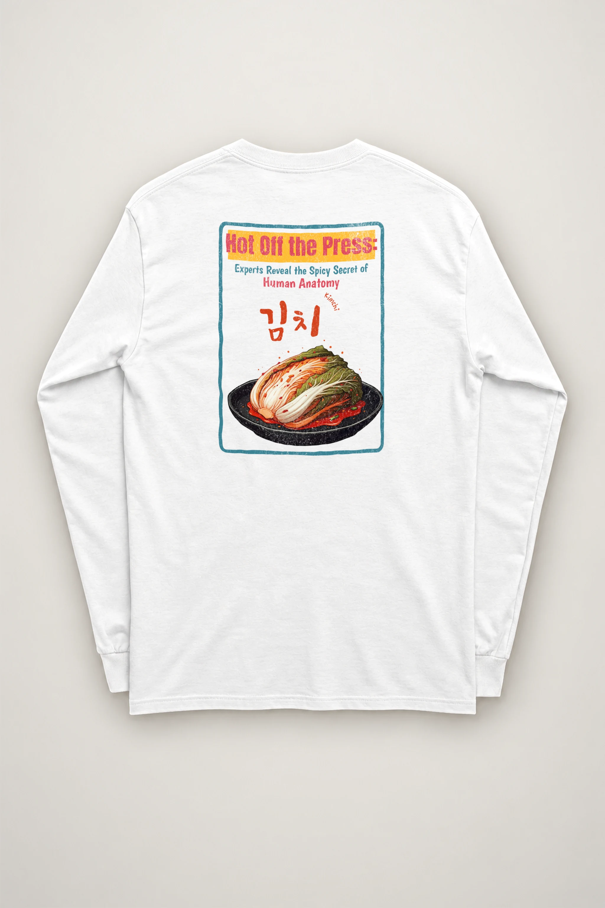 "Anatomy Of Kimchi" Unisex Longsleeve T-shirt