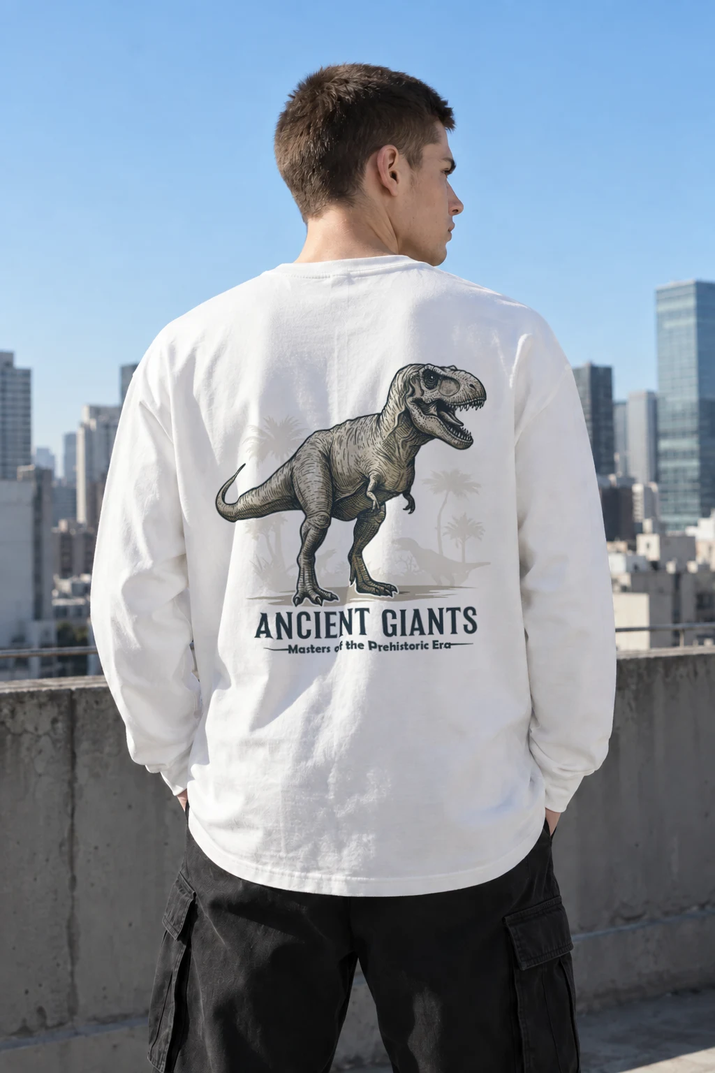 "Ancient Giants" Unisex Longsleeve T-shirt | Gildan 2400