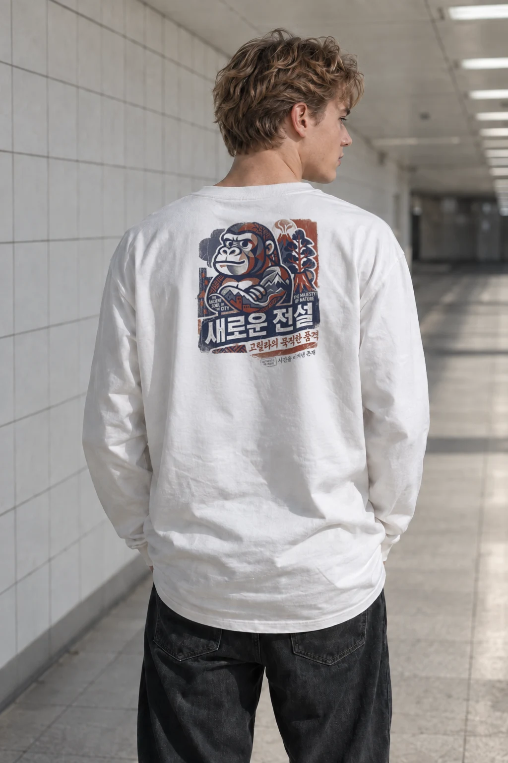"Ancient Soul City" Unisex Longsleeve T-shirt | Gildan 2400