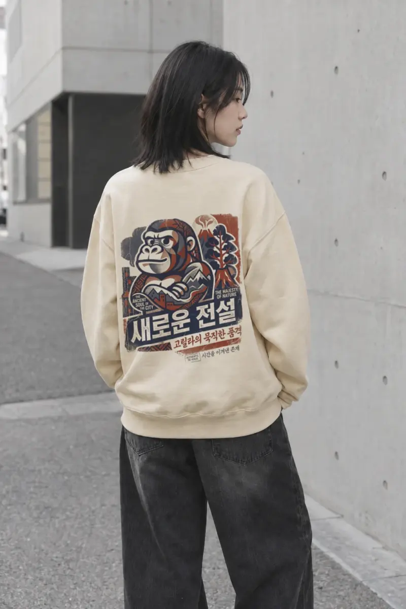 “Ancient Soul City” Unisex Sponge Fleece Crewneck Sweatshirt | Bella + Canvas 3901
