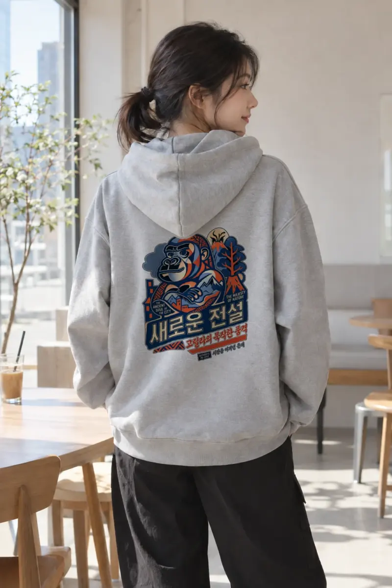 "Ancient Soul Gorilla" Heavy Blend Unisex Pullover Hoodie | Gildan 18500