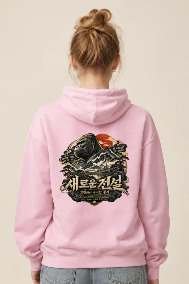 "Majesty of Nature Gorilla" Heavy Blend Unisex Pullover Hoodie