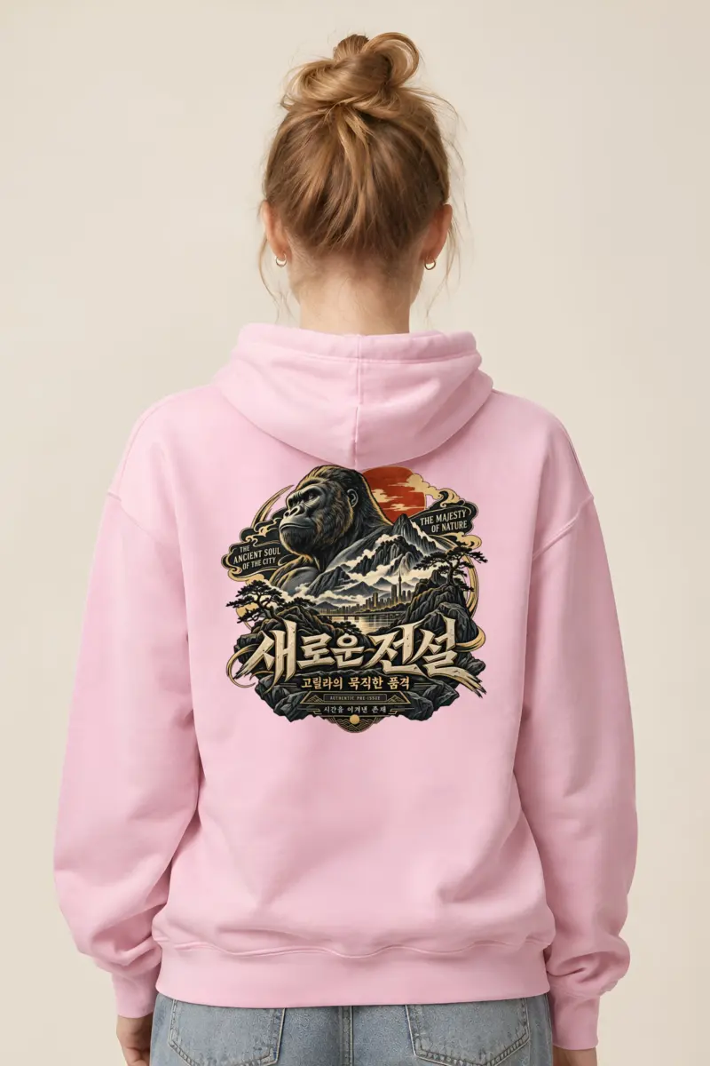 "Majesty of Nature Gorilla" Heavy Blend Unisex Pullover Hoodie
