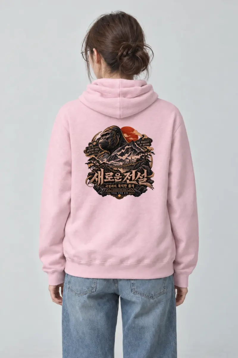 "Majesty of Nature Gorilla" Heavy Blend Unisex Pullover Hoodie