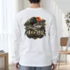 "Gorilla and Skyline Legend" Unisex Longsleeve T-shirt