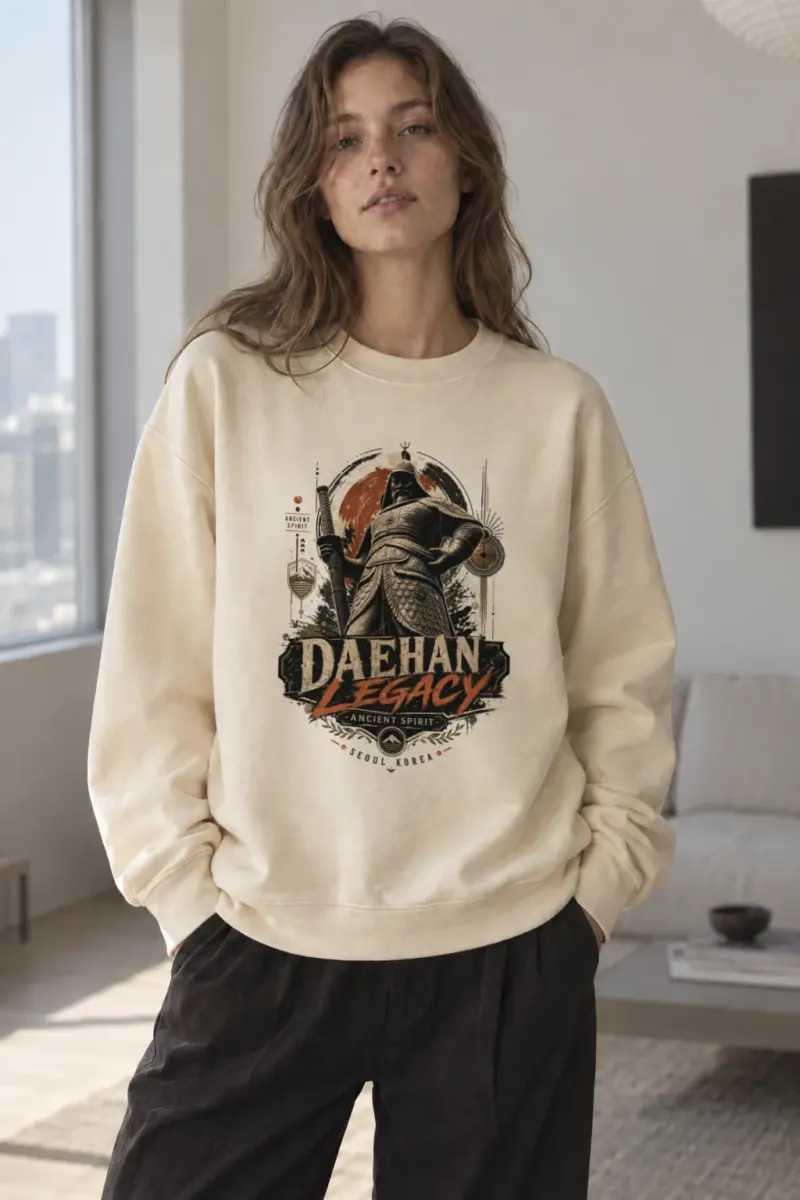 "Ancient Spirit Legacy" Unisex Sponge Fleece Crewneck Sweatshirt | Bella + Canvas 3901