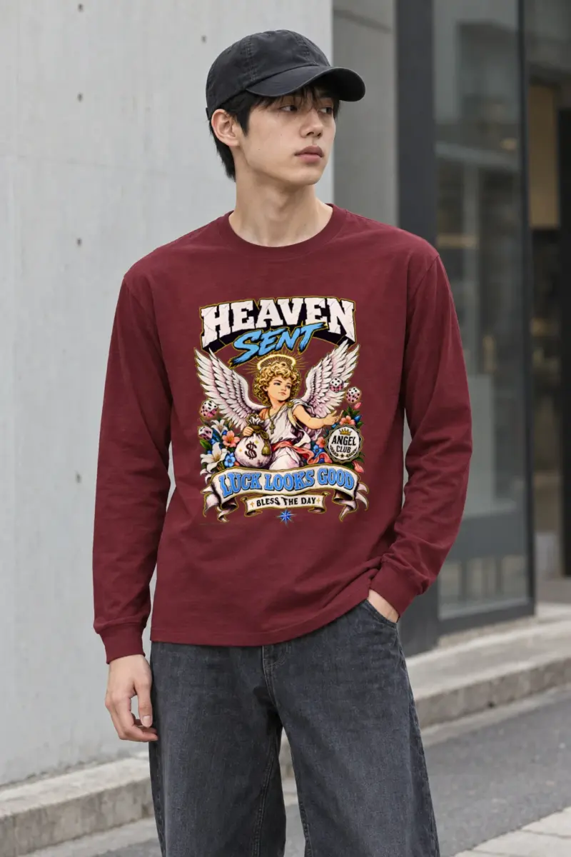 "Angel Club Luck" Unisex Longsleeve T-shirt