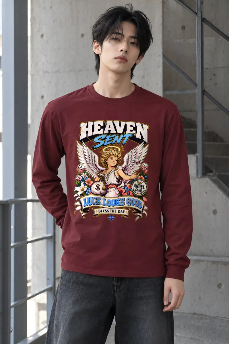 "Angel Club Luck" Unisex Longsleeve T-shirt