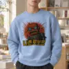 "Angry Robot Sunburst" Heavy Blend Unisex Crewneck Sweatshirt | Gildan 18000