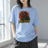 "Angry Robot Sunburst" Heavyweight Unisex Crewneck T-shirt | Gildan 5000