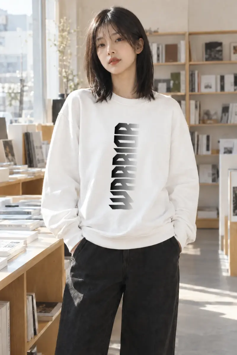 "Angular Monochrome" Heavy Blend Unisex Crewneck Sweatshirt | Gildan 18000
