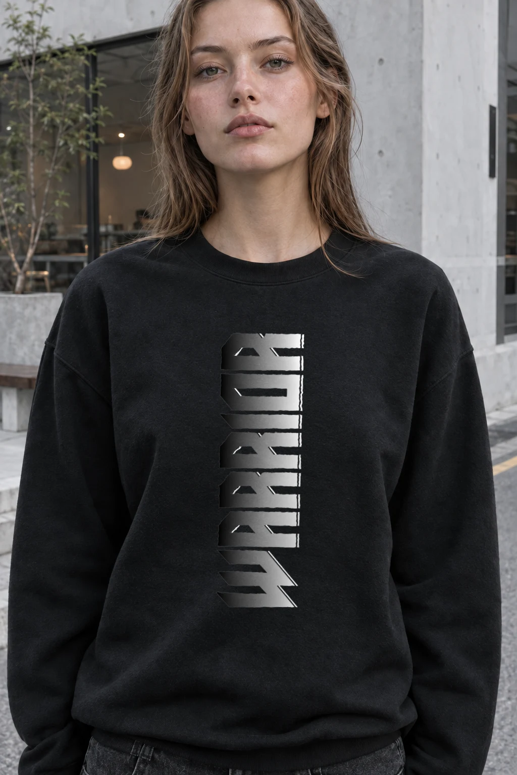 "Angular Monochrome" Heavy Blend Unisex Crewneck Sweatshirt | Gildan 18000