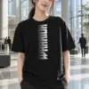 "Angular Monochrome" Heavyweight Unisex Crewneck T-shirt | Gildan 5000