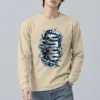 "SEA Chrome Waves" Unisex Longsleeve T-shirt