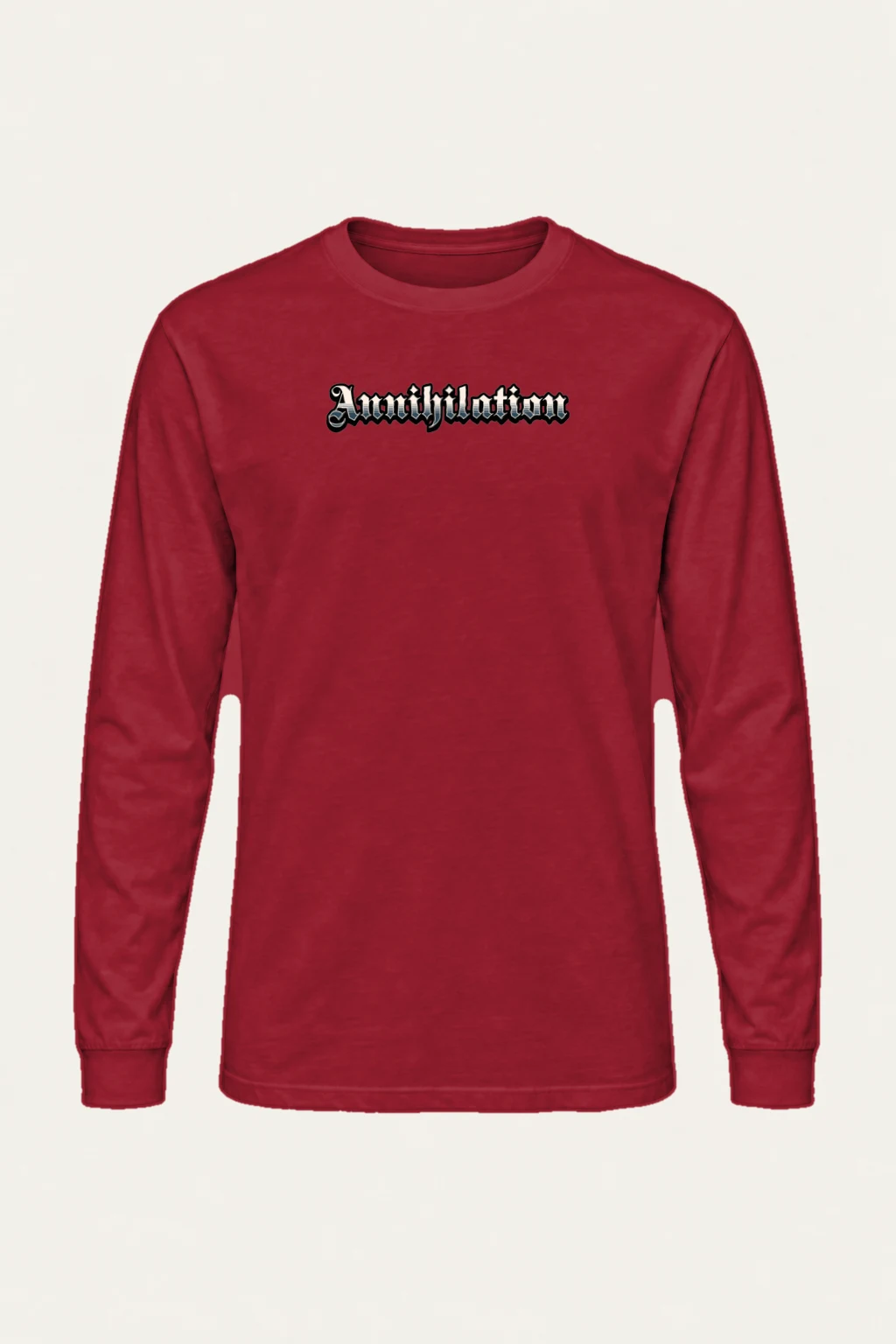 "Annihilation Blackletter" Unisex Longsleeve T-shirt | Gildan 2400