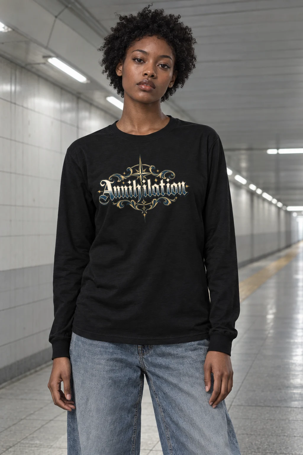 "Annihilation Scrollwork" Unisex Longsleeve T-shirt | Gildan 2400