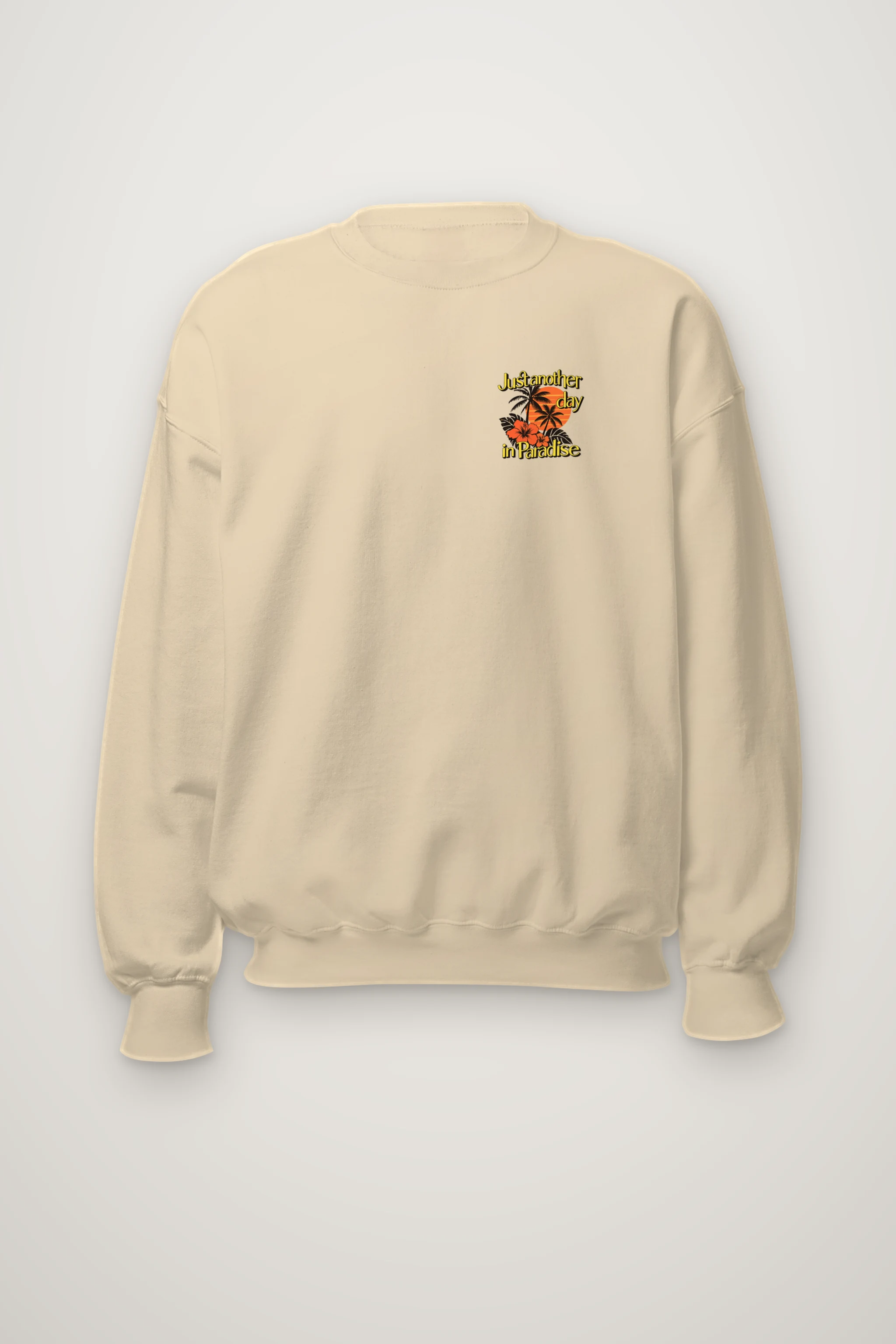 "Another Day in Paradise" Heavy Blend Unisex Crewneck Sweatshirt