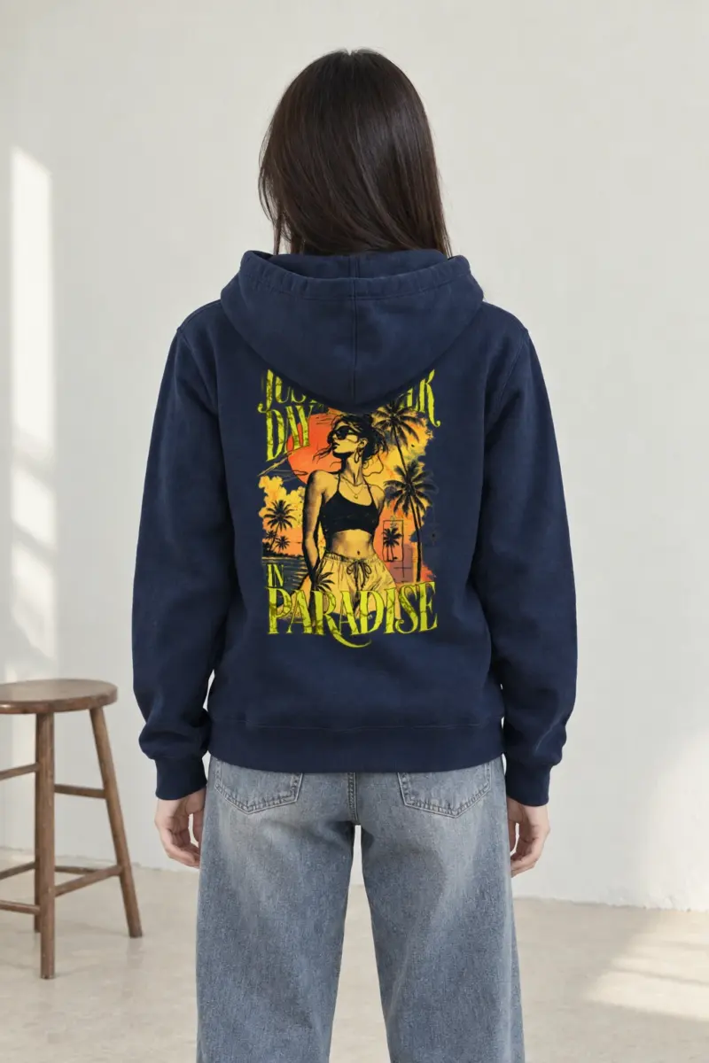 "Another Day In Paradise" Heavy Blend Unisex Pullover Hoodie