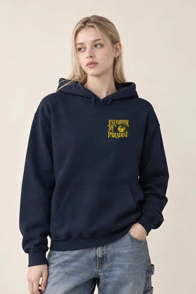 "Another Day In Paradise" Heavy Blend Unisex Pullover Hoodie
