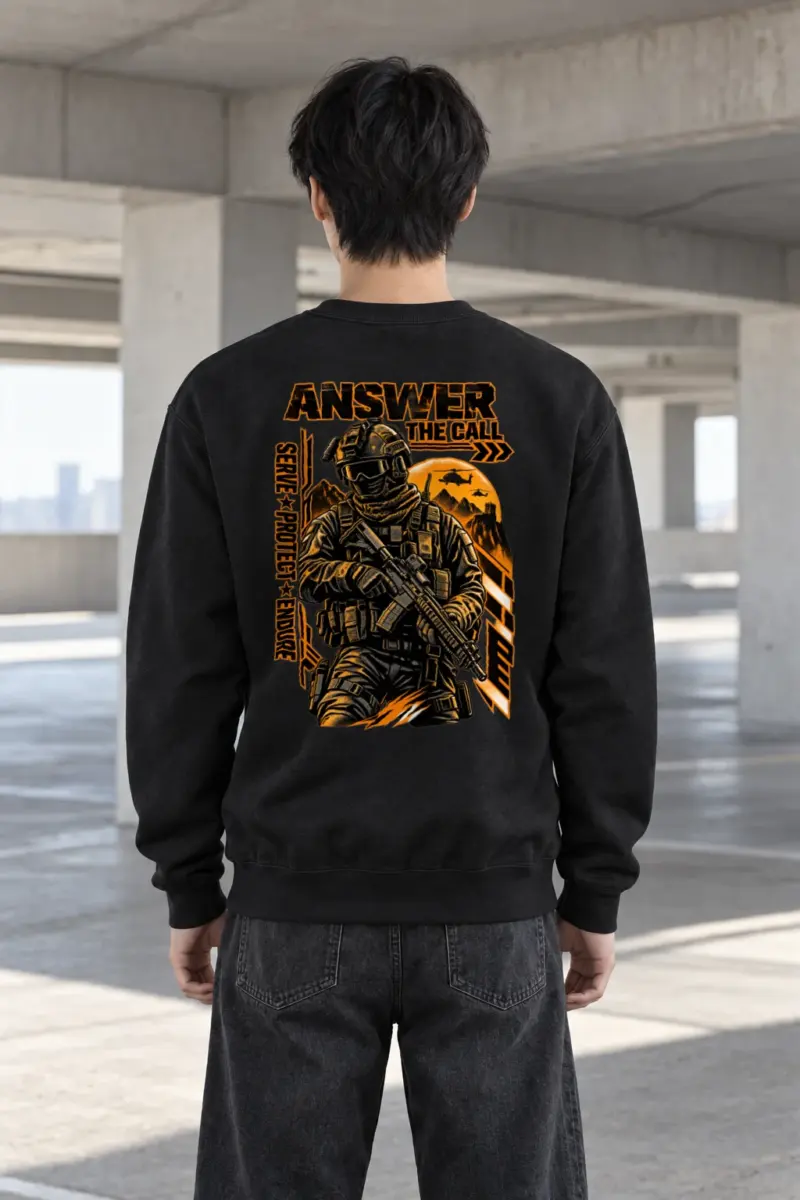 "Answer The Call" Heavy Blend Unisex Crewneck Sweatshirt | Gildan 18000