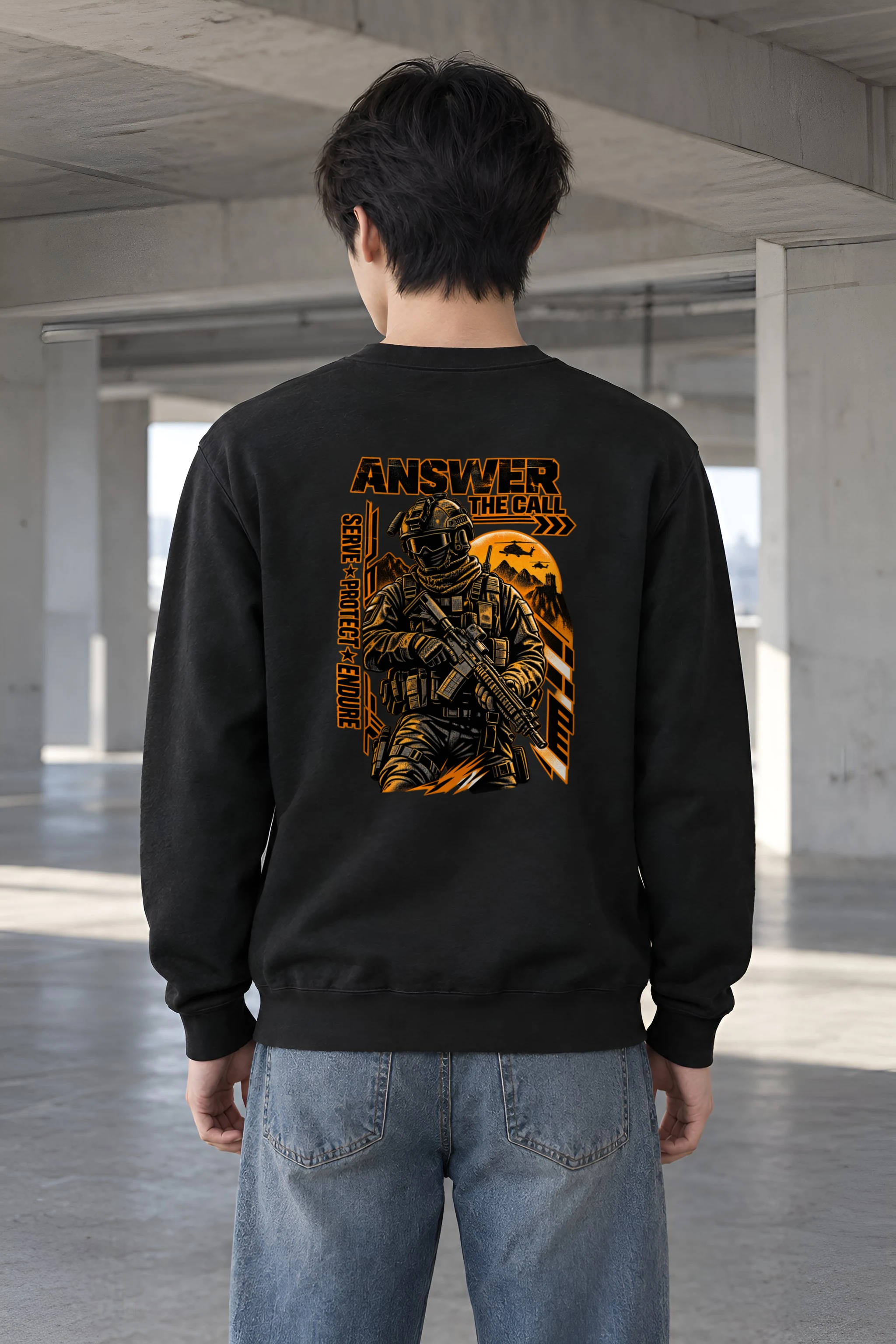 "Answer The Call" Heavy Blend Unisex Crewneck Sweatshirt