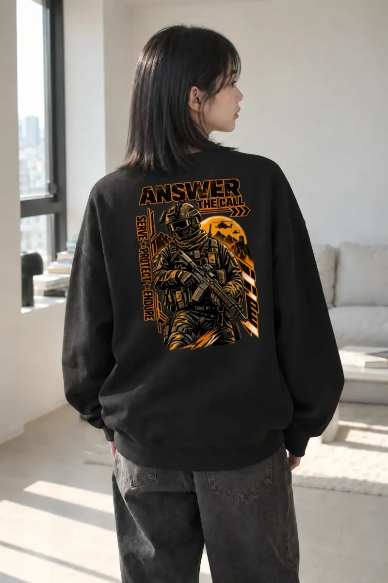 "Answer The Call" Heavy Blend Unisex Crewneck Sweatshirt | Gildan 18000