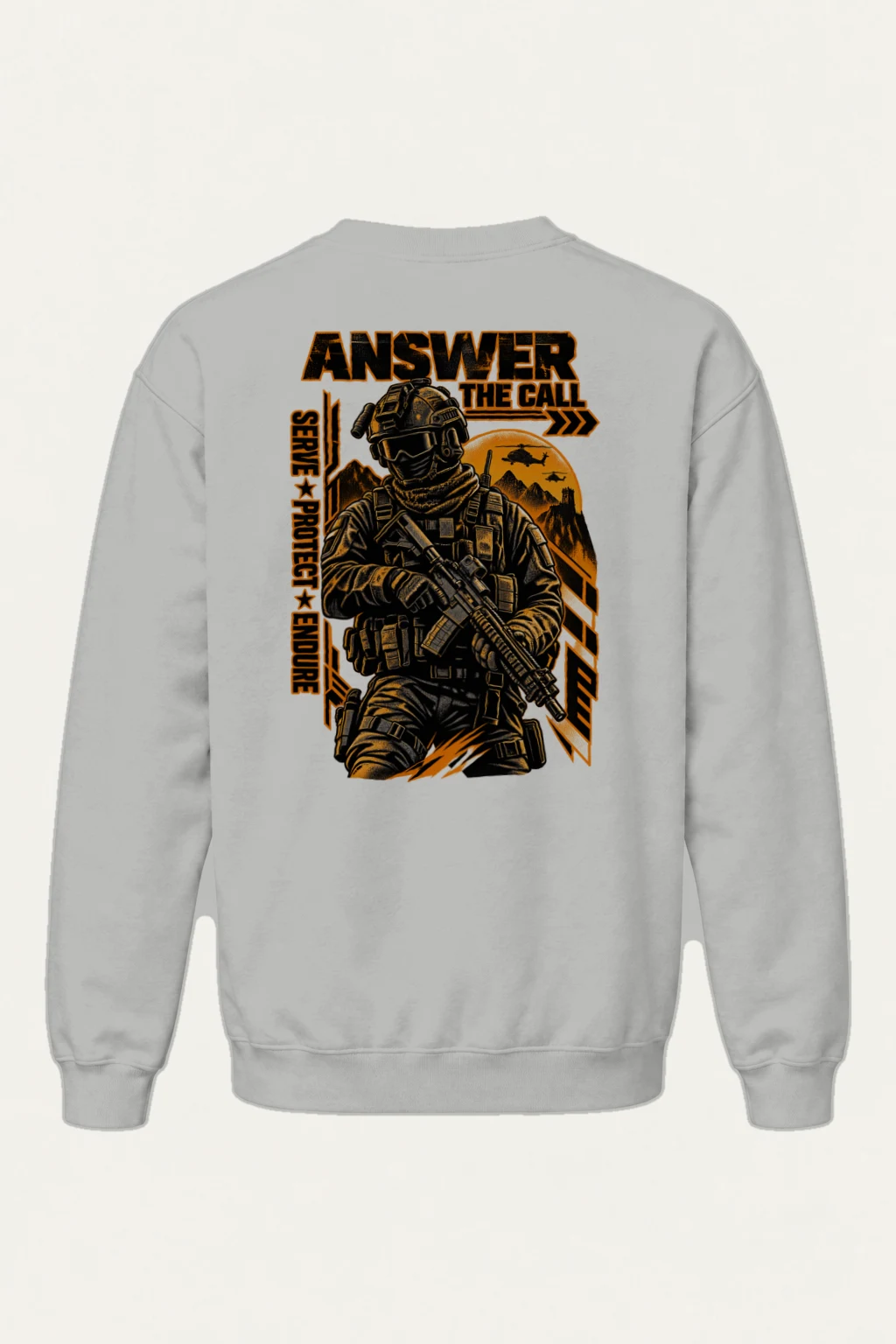 "Answer The Call" Heavy Blend Unisex Crewneck Sweatshirt | Gildan 18000