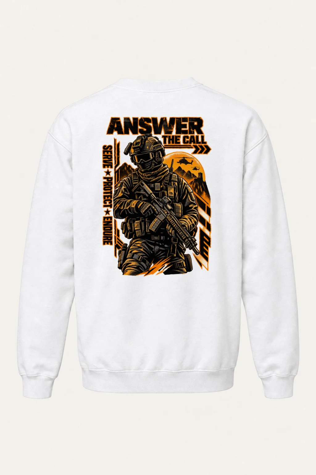 "Answer The Call" Heavy Blend Unisex Crewneck Sweatshirt | Gildan 18000