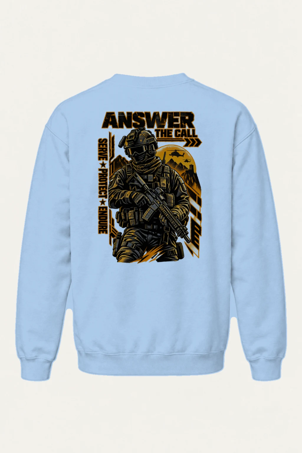 "Answer The Call" Heavy Blend Unisex Crewneck Sweatshirt | Gildan 18000