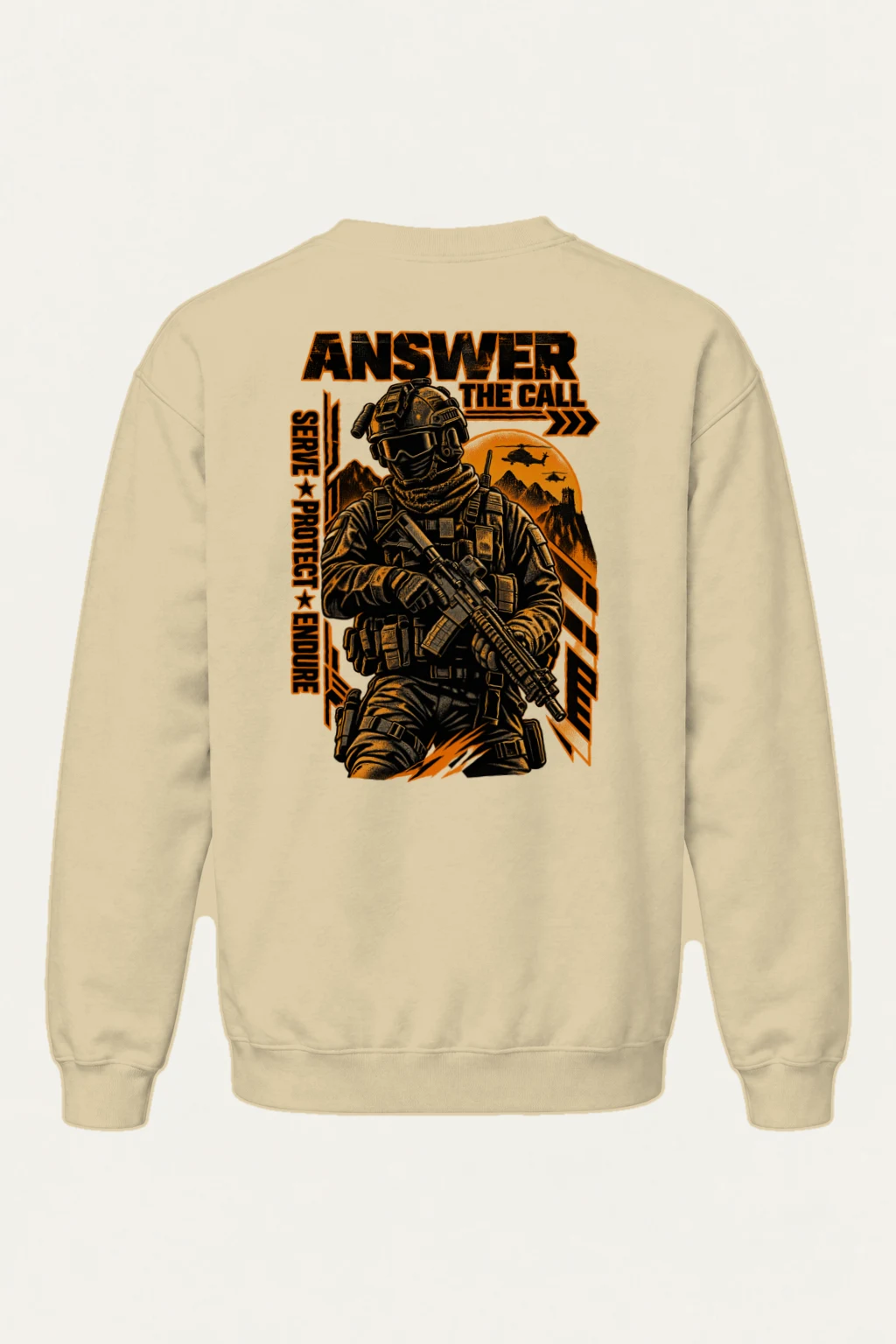 "Answer The Call" Heavy Blend Unisex Crewneck Sweatshirt | Gildan 18000