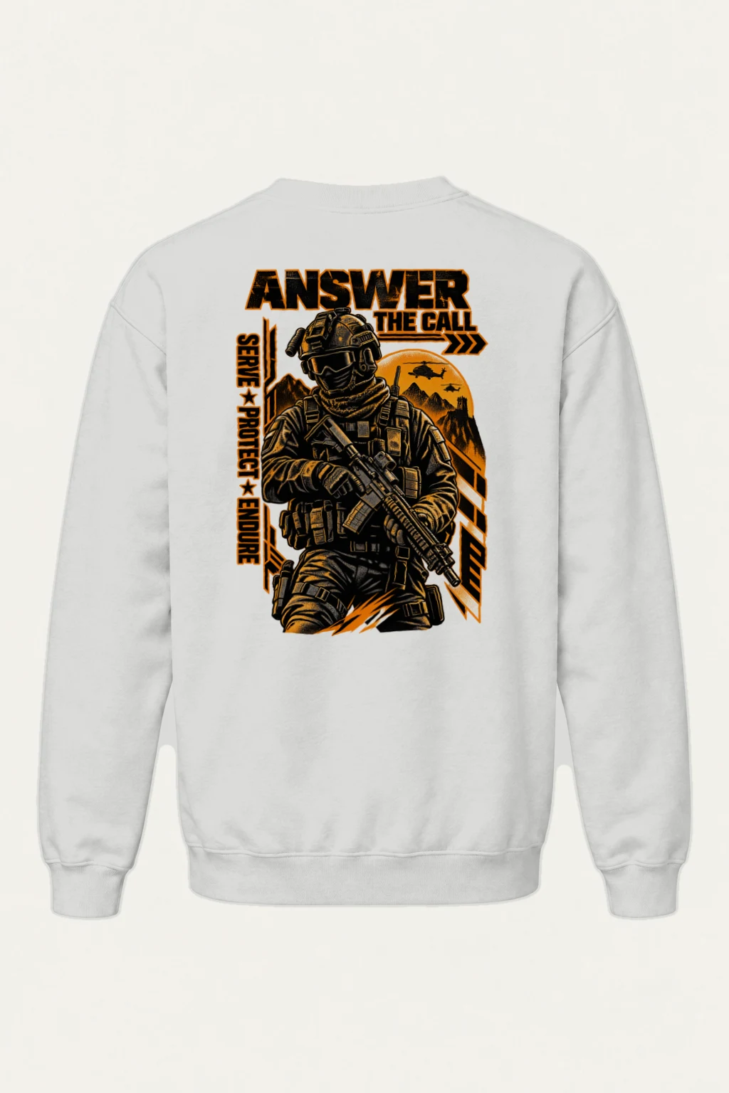 "Answer The Call" Heavy Blend Unisex Crewneck Sweatshirt | Gildan 18000