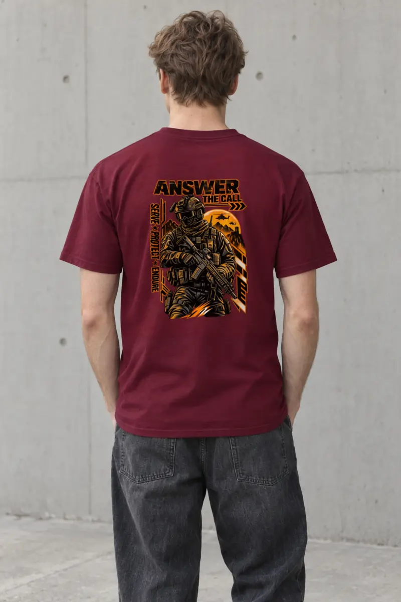 "Answer The Call" Heavyweight Unisex Crewneck T-shirt