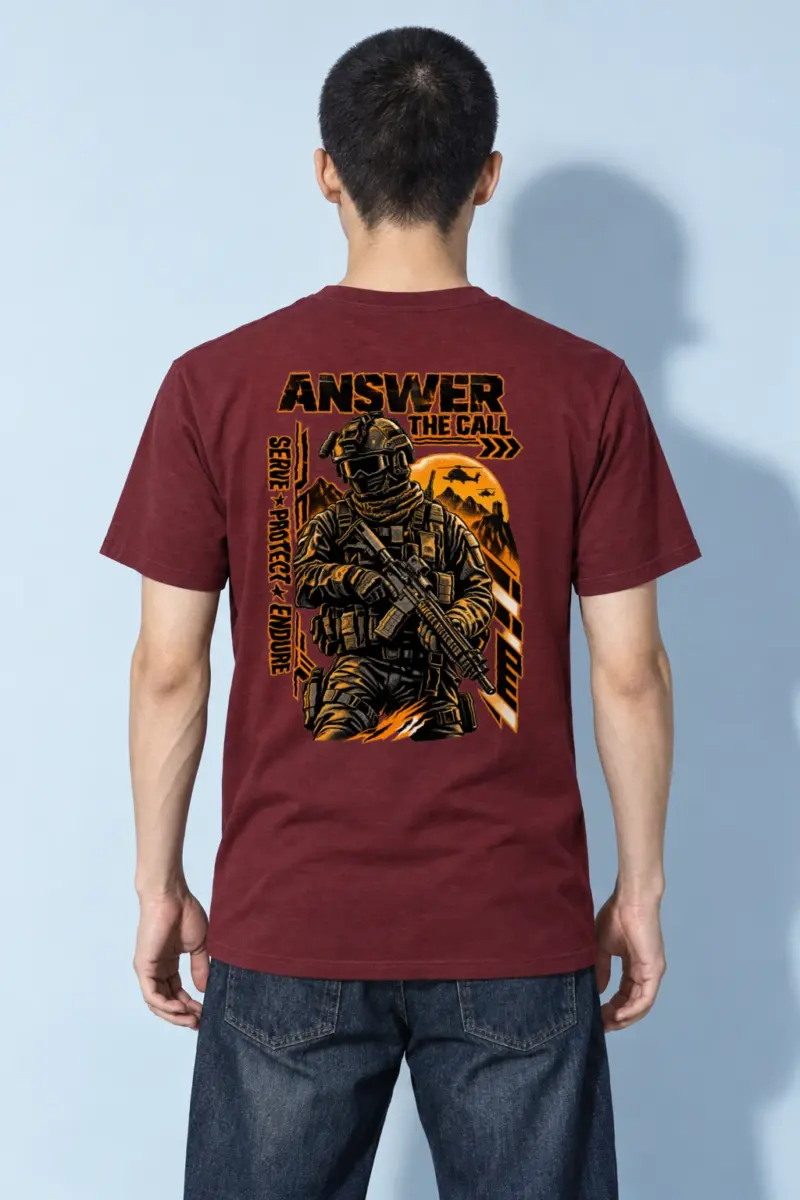 "Answer The Call" Heavyweight Unisex Crewneck T-shirt | Gildan 5000