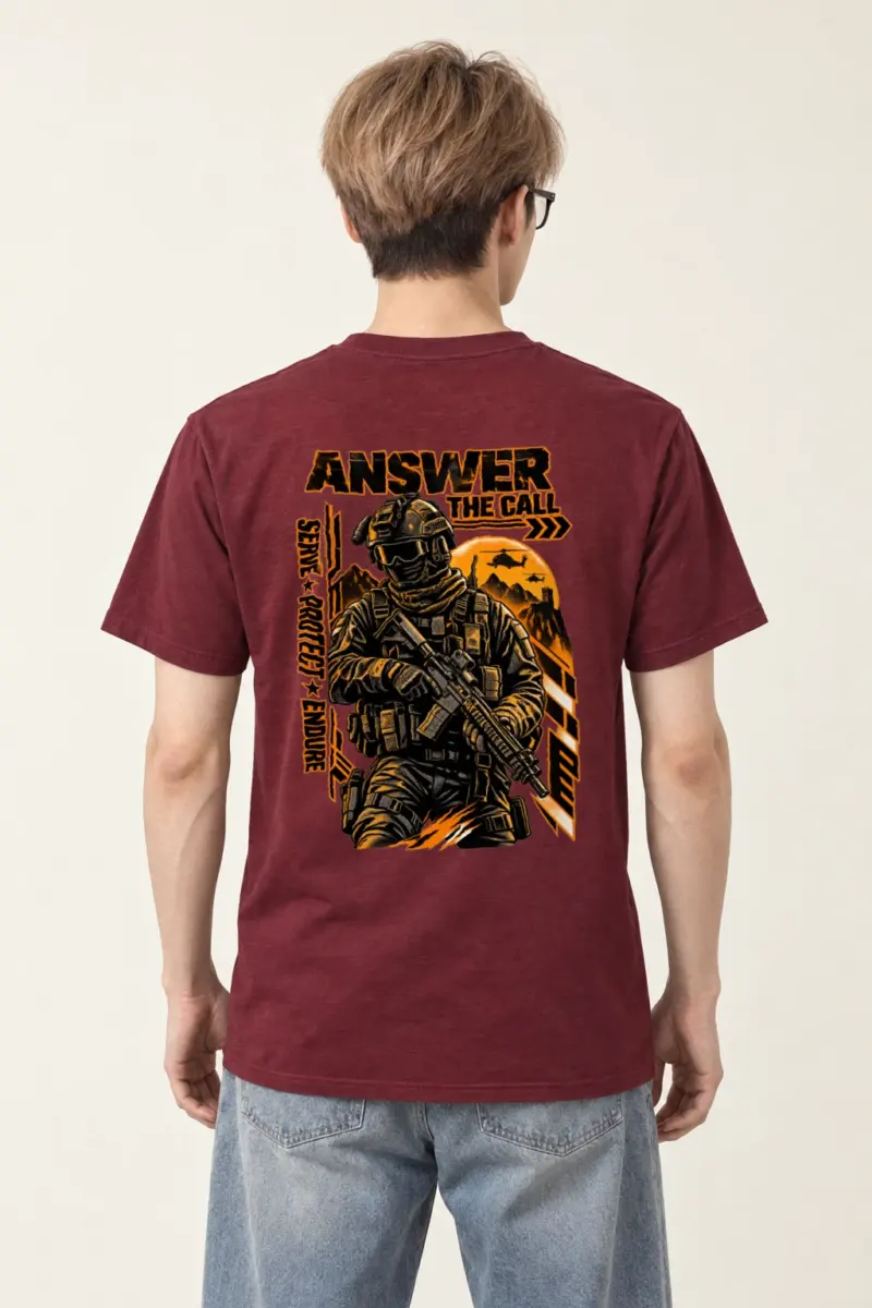 "Answer The Call" Heavyweight Unisex Crewneck T-shirt