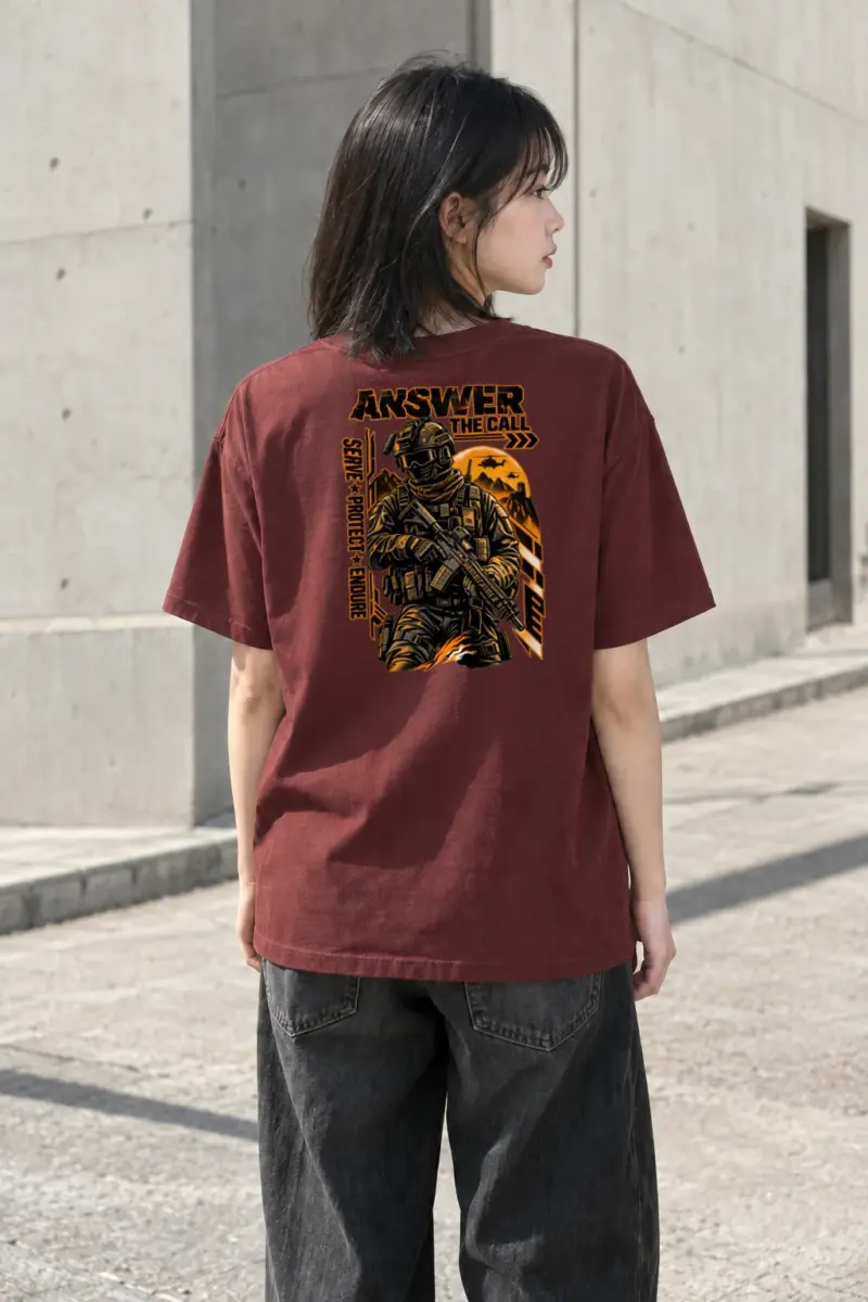 "Answer The Call" Heavyweight Unisex Crewneck T-shirt | Gildan 5000