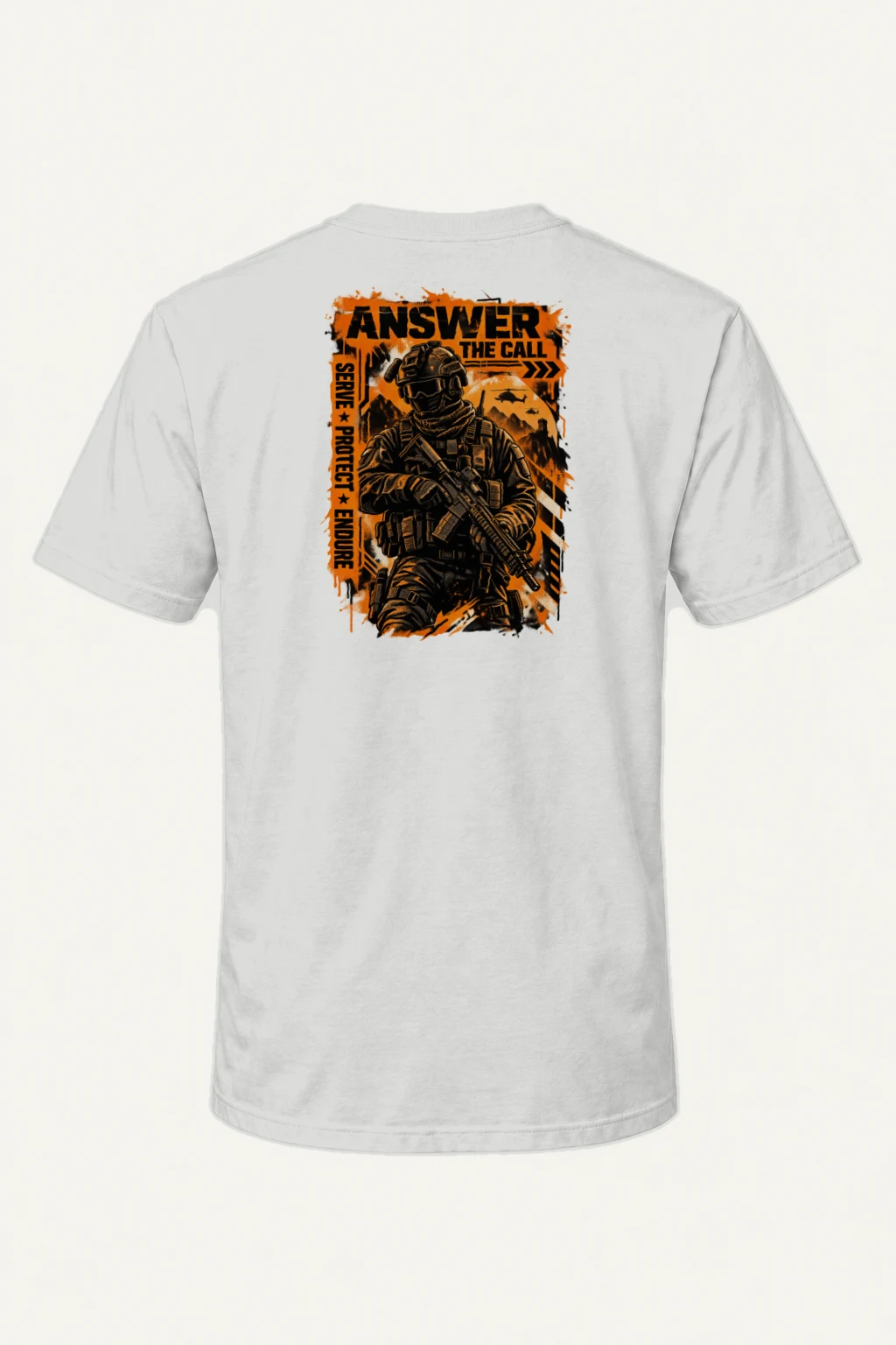 "Answer The Call" Heavyweight Unisex Crewneck T-shirt | Gildan 5000