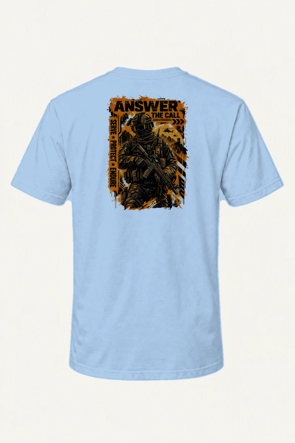 "Answer The Call" Heavyweight Unisex Crewneck T-shirt | Gildan 5000