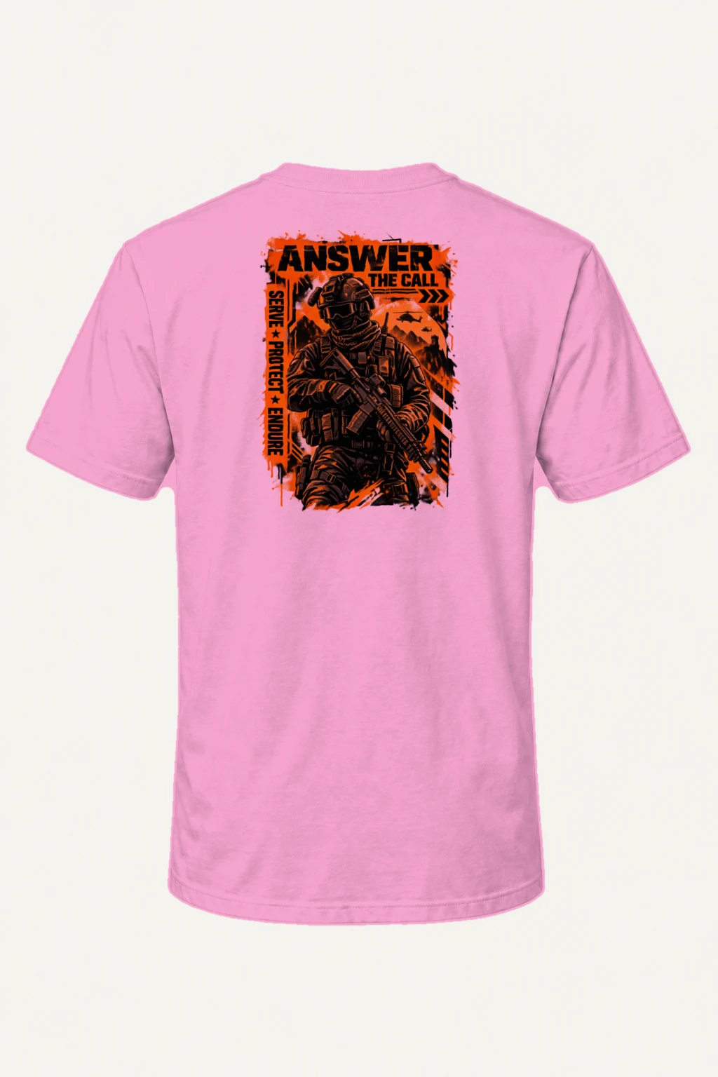 "Answer The Call" Heavyweight Unisex Crewneck T-shirt | Gildan 5000