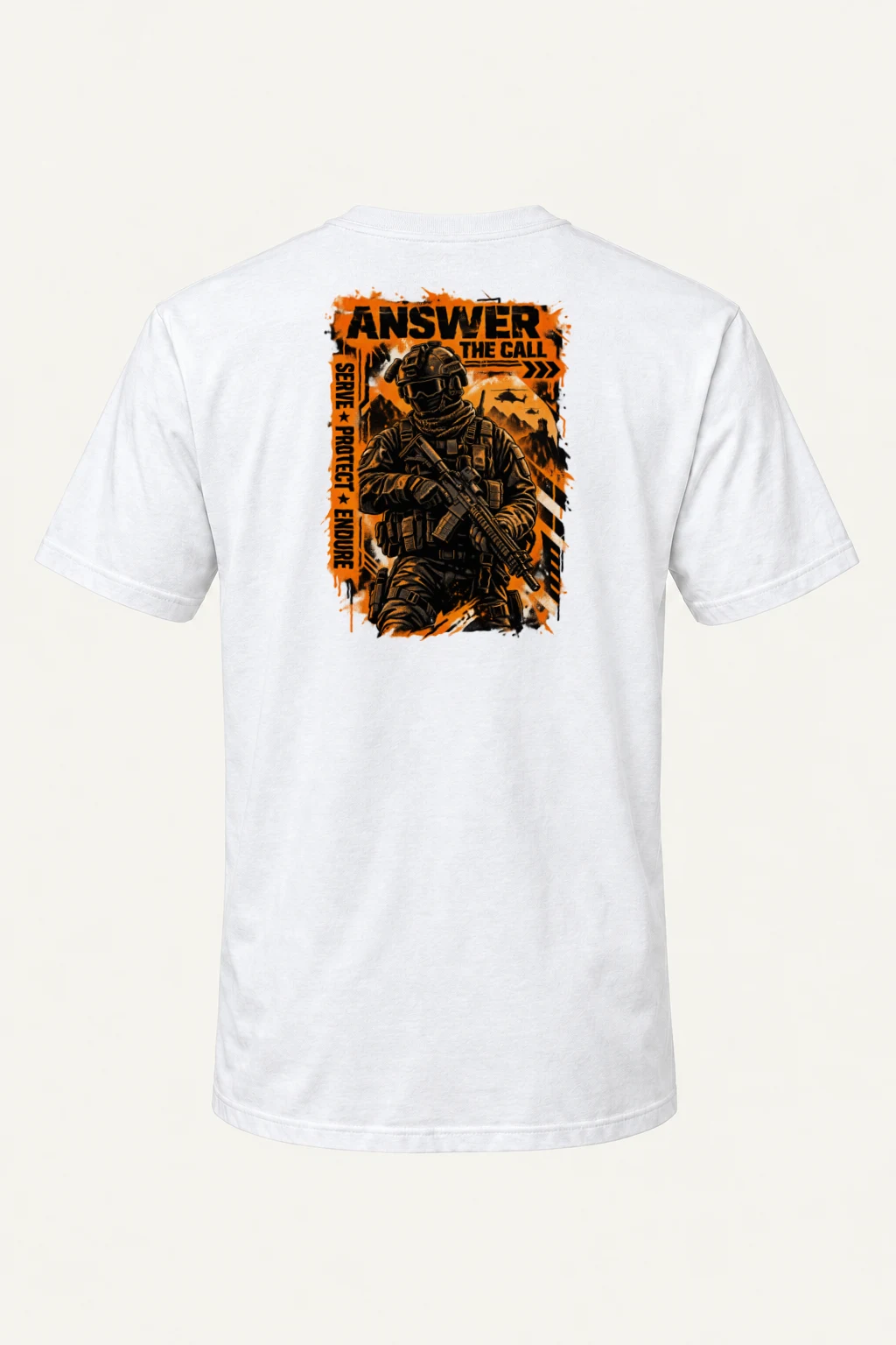 "Answer The Call" Heavyweight Unisex Crewneck T-shirt | Gildan 5000
