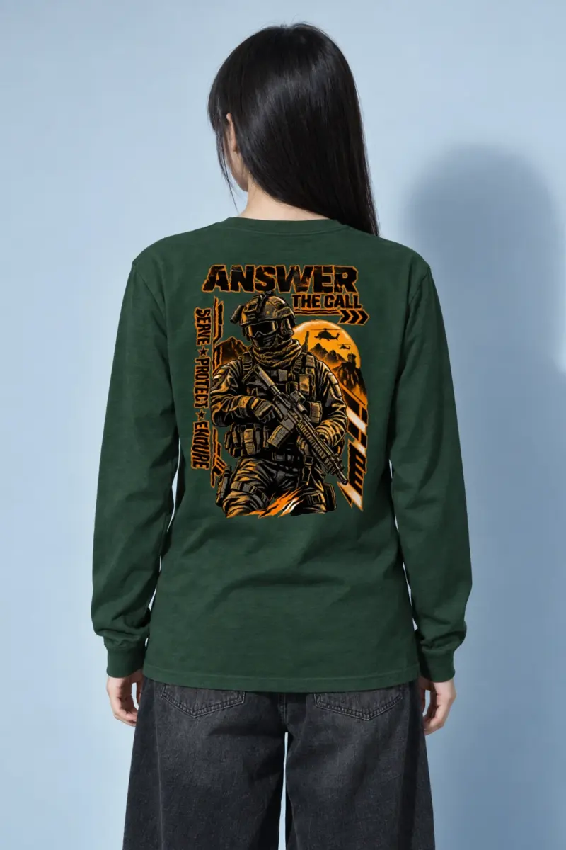 "Answer The Call" Unisex Longsleeve T-shirt | Gildan 2400