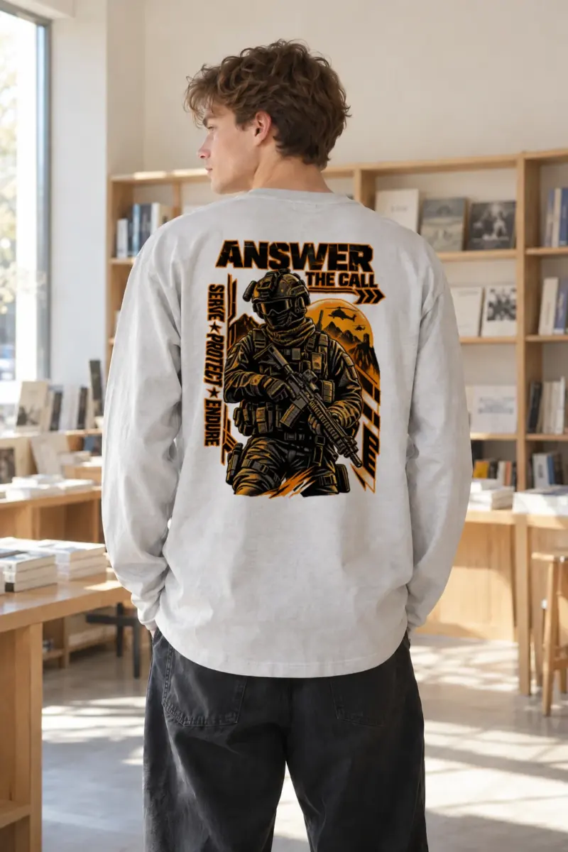 "Answer The Call" Unisex Longsleeve T-shirt | Gildan 2400