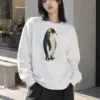 "Antarctic Poise" Heavy Blend Unisex Crewneck Sweatshirt | Gildan 18000