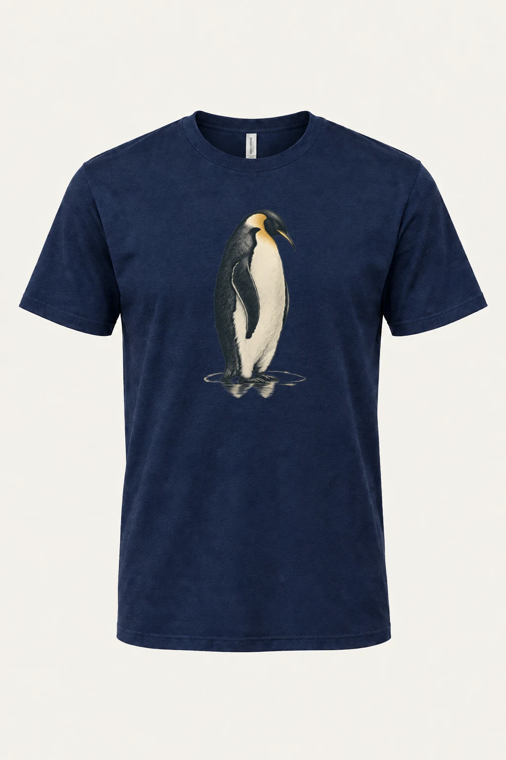 "Antarctic Poise" Heavyweight Unisex Crewneck T-shirt | Gildan 5000