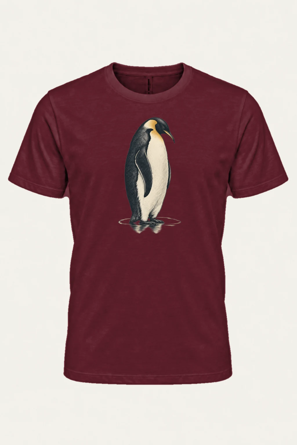 "Antarctic Poise" Heavyweight Unisex Crewneck T-shirt | Gildan 5000