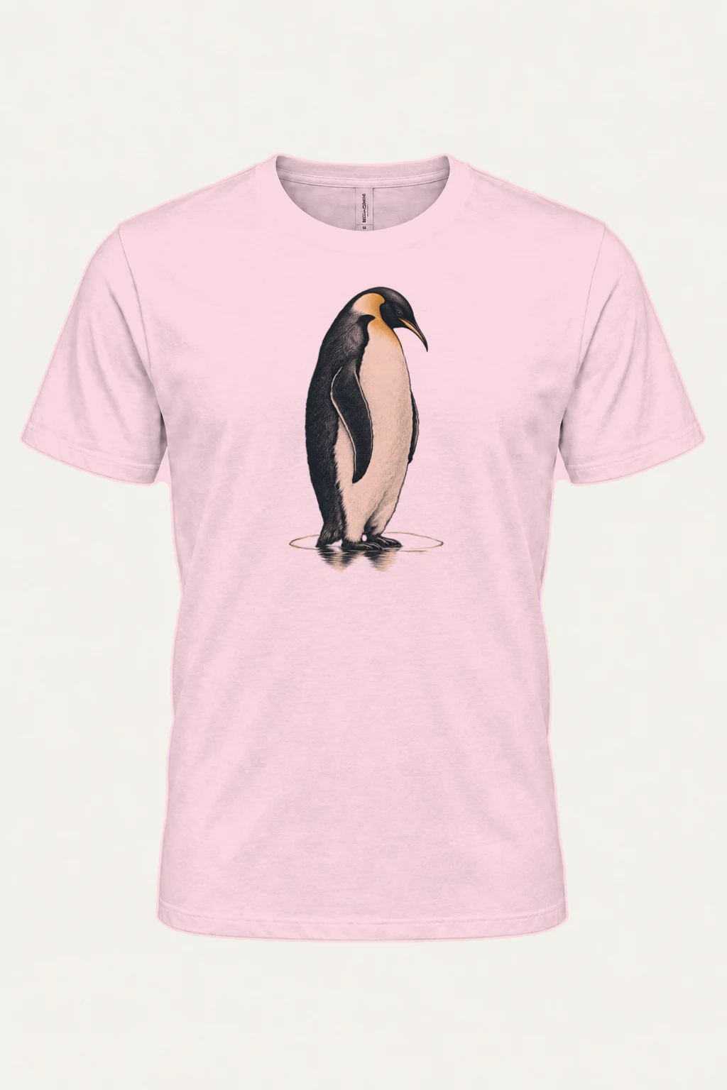 "Antarctic Poise" Heavyweight Unisex Crewneck T-shirt | Gildan 5000