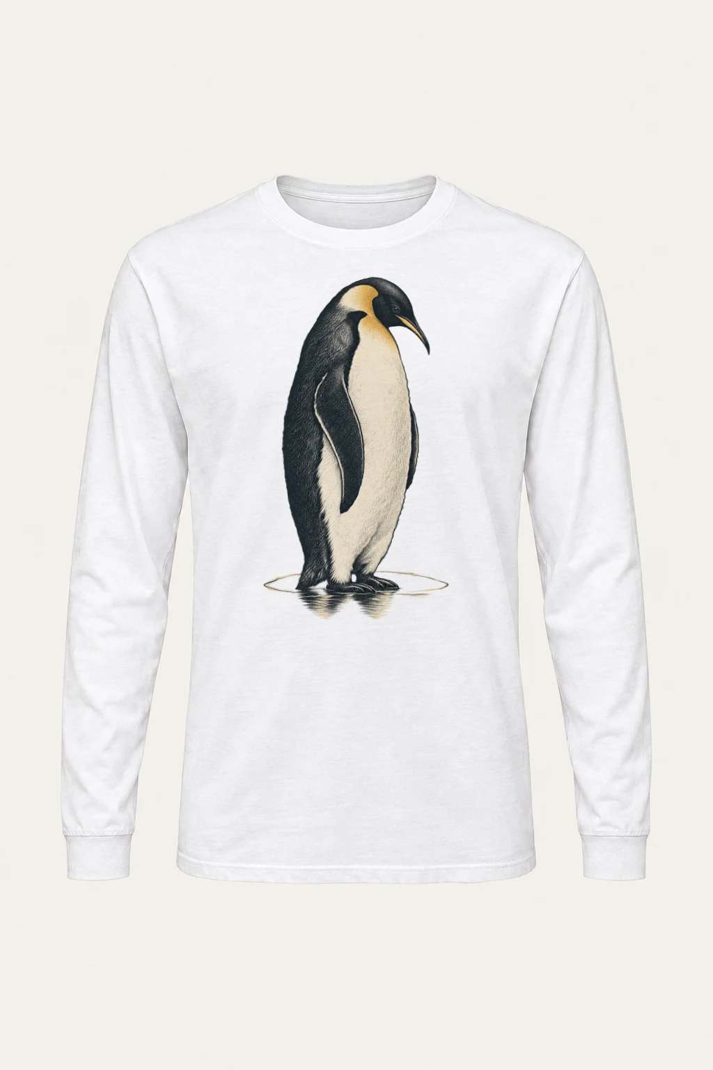 "Antarctic Poise" Unisex Longsleeve T-shirt | Gildan 2400