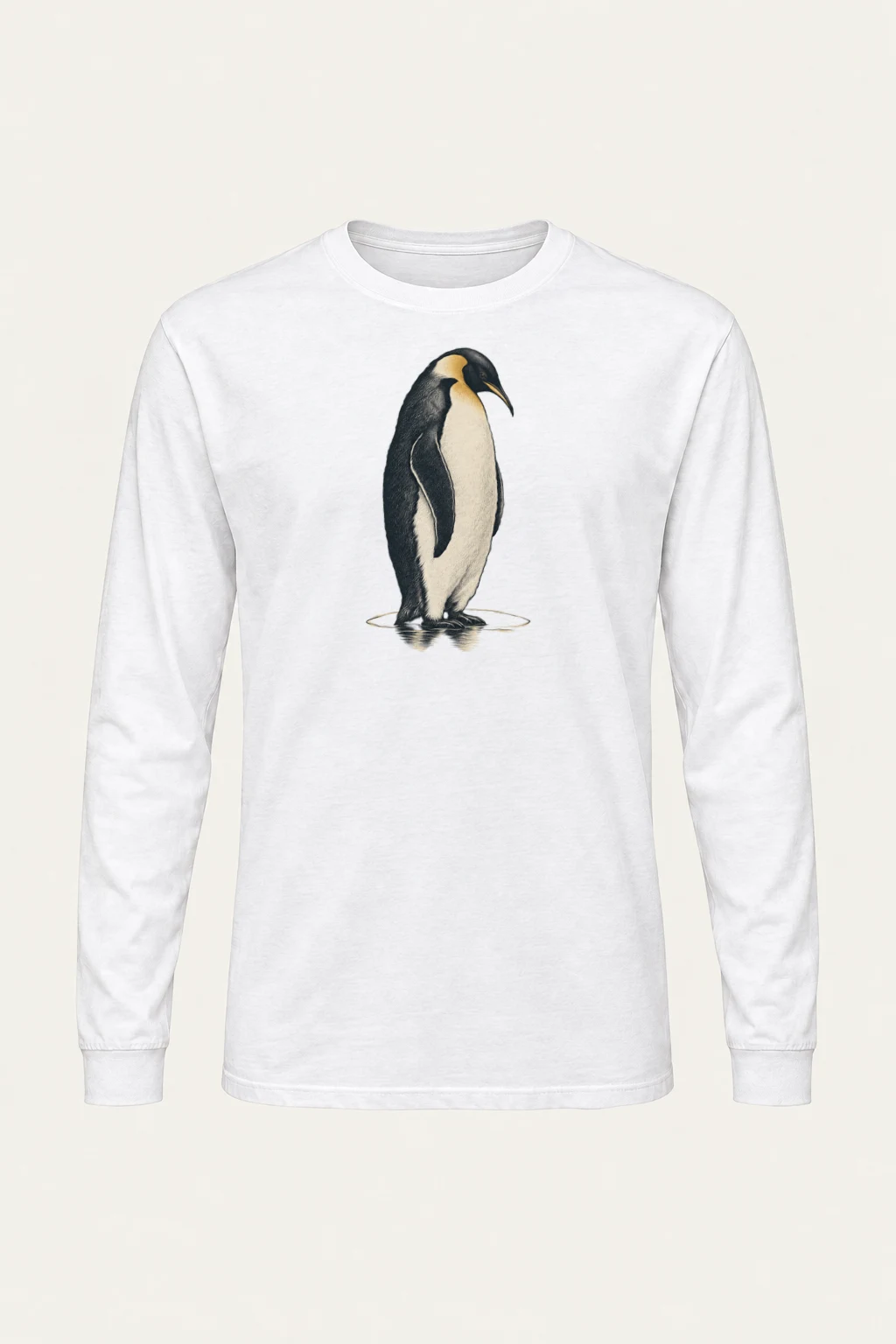 "Antarctic Poise" Unisex Longsleeve T-shirt | Gildan 2400