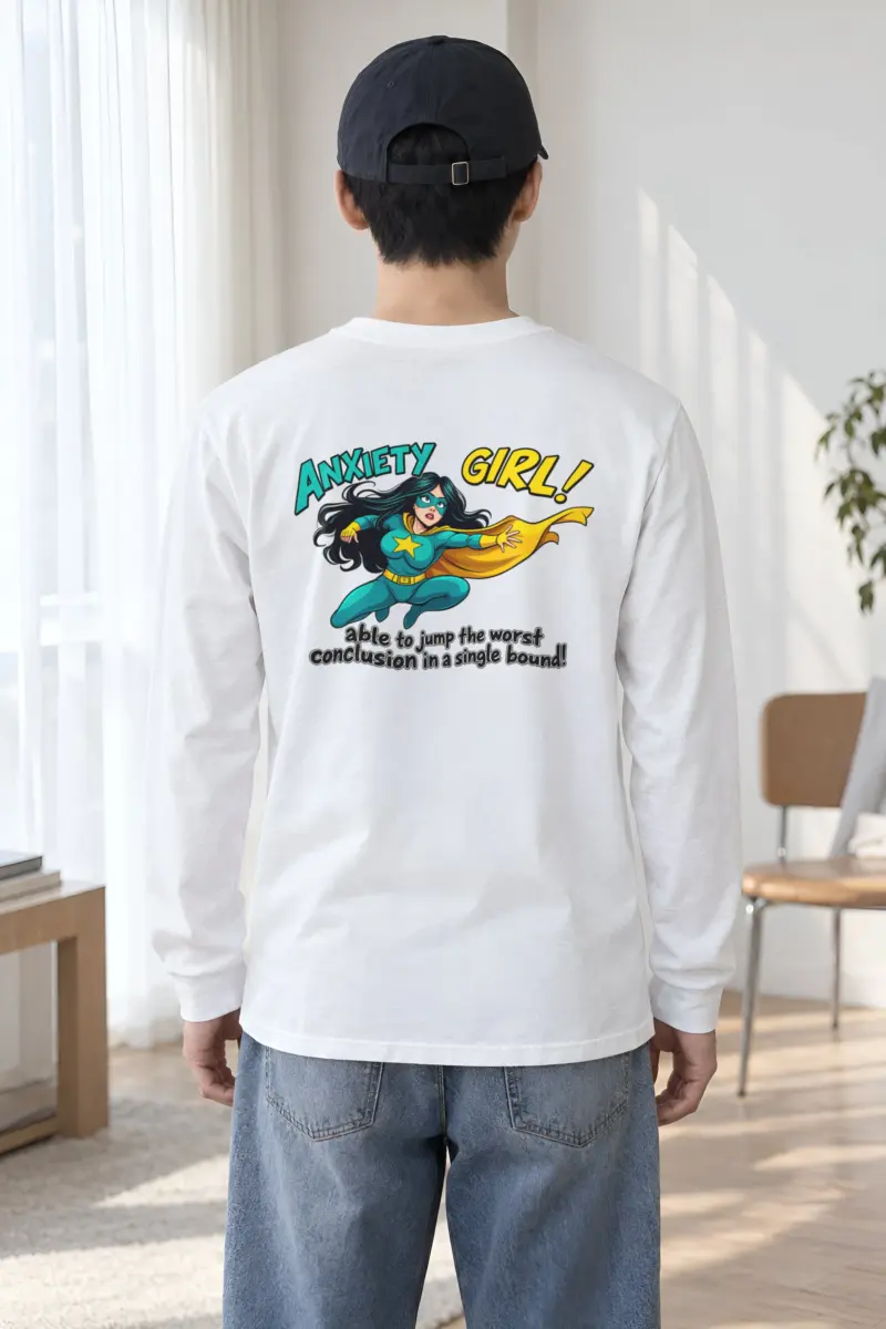 "Anxiety Girl" Unisex Longsleeve T-shirt
