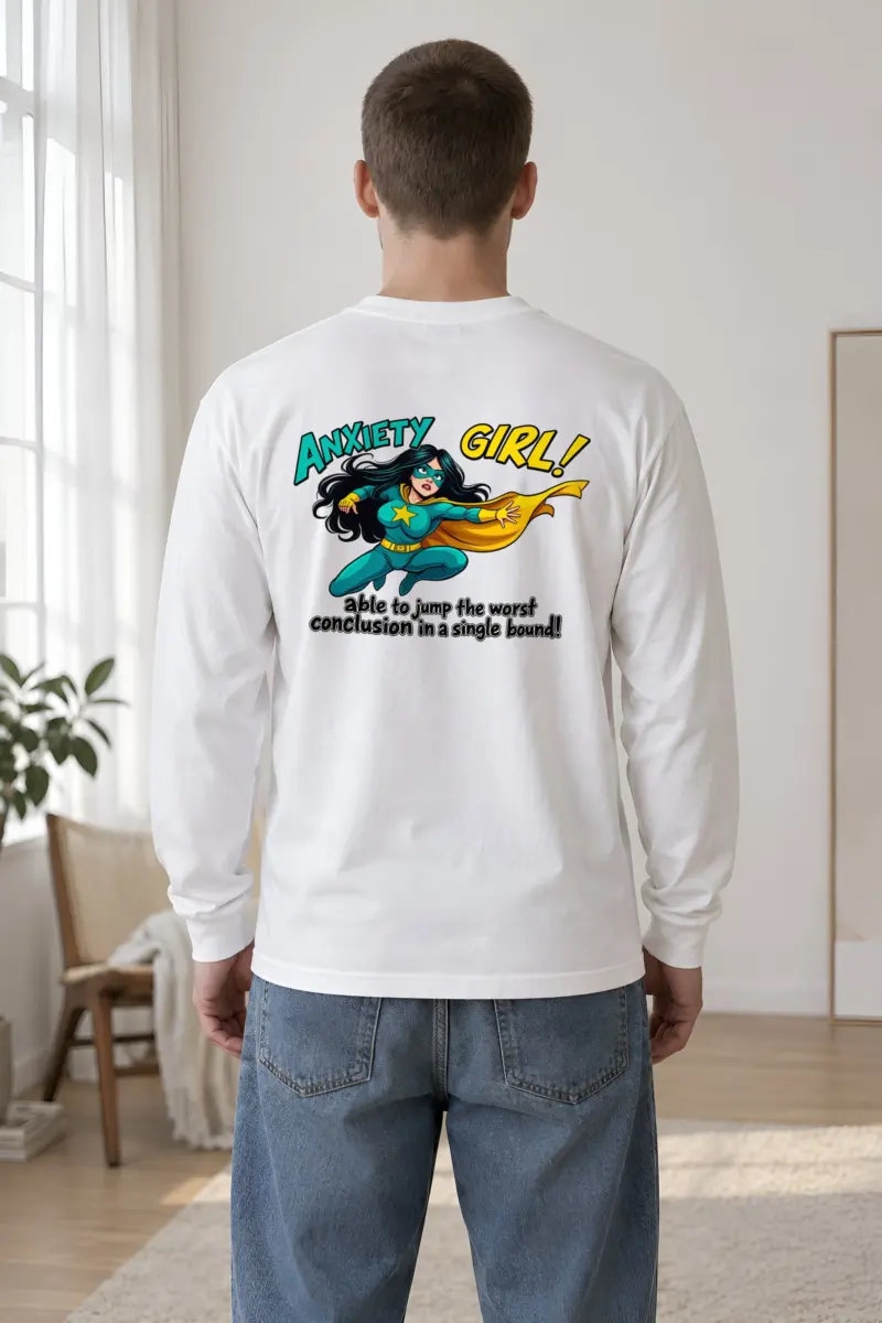 "Anxiety Girl" Unisex Longsleeve T-shirt