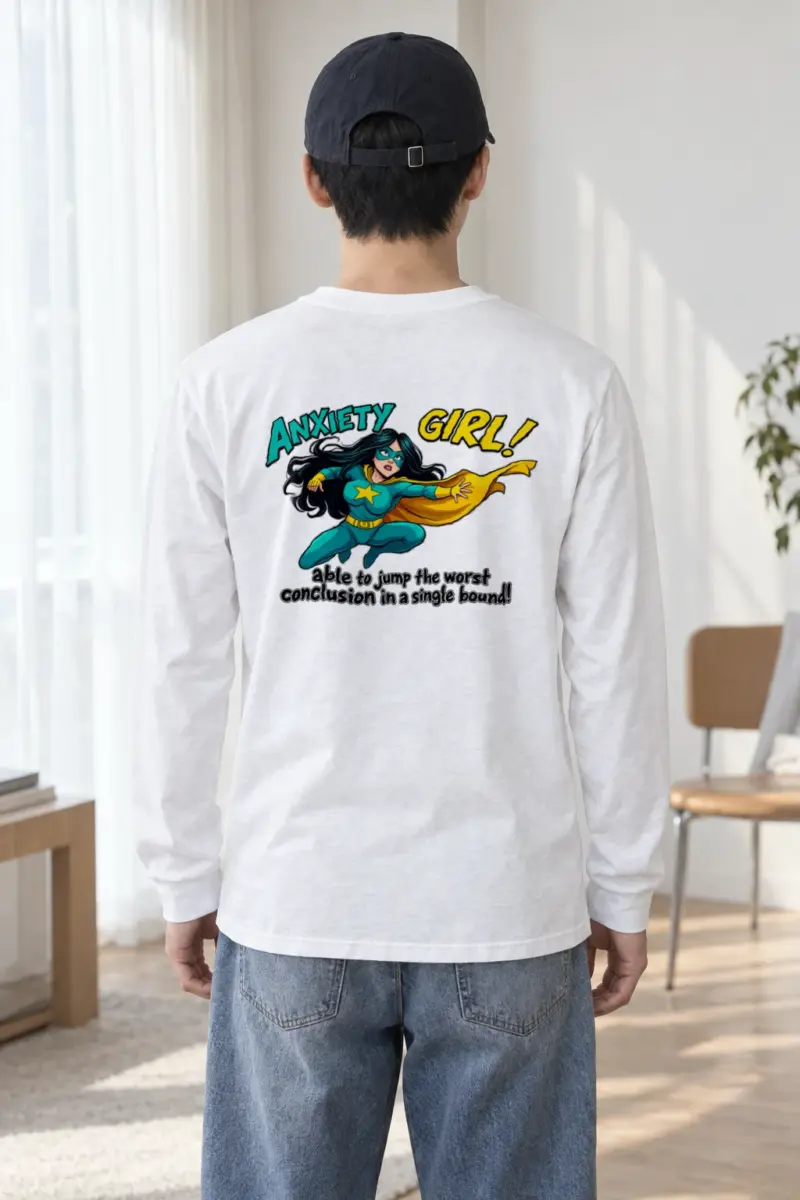 "Anxiety Girl" Unisex Longsleeve T-shirt